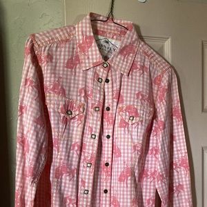 Barn Fly Ryan Michael button up size medium